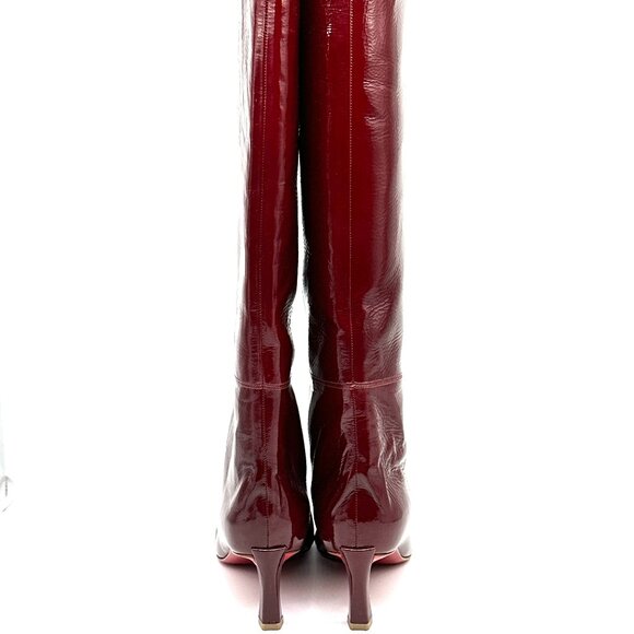 Christian Louboutin CONDOROCOMBO BOTTA 55 Tall Knee High Boots Heels - Picture 12 of 15